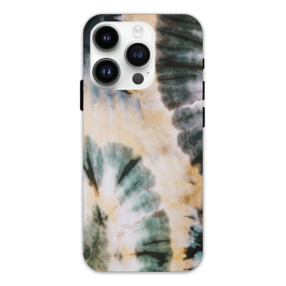 Black and Gold Tie Dye Hard Case Apple iPhone 13 Pro Max Models