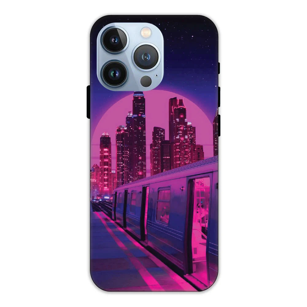 Neon City Synthwave Hard Case Apple iPhone 13 Pro Models