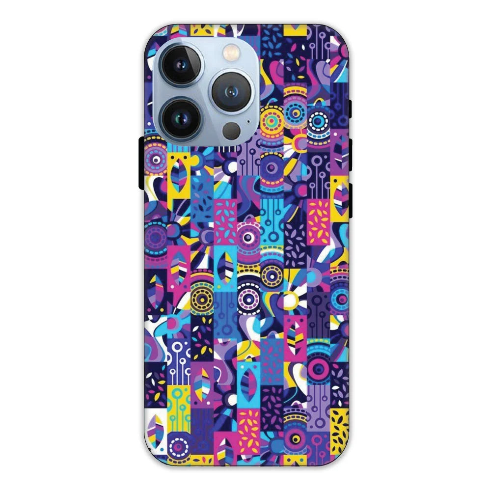 Purple Geometric Art Apple iPhone 13 Pro Models