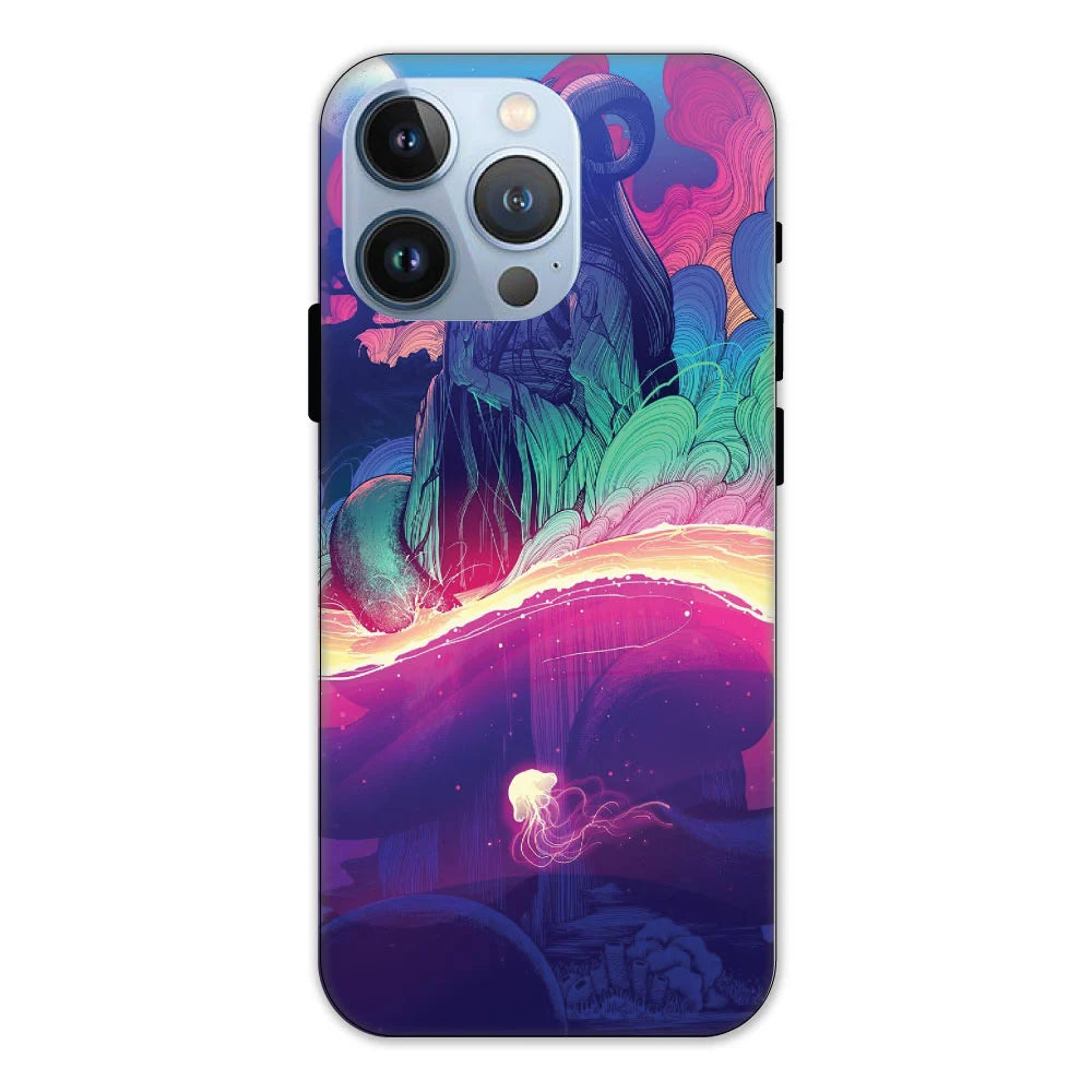 Jellyfish & The Sea - Hard Cases For Apple iPhone Models