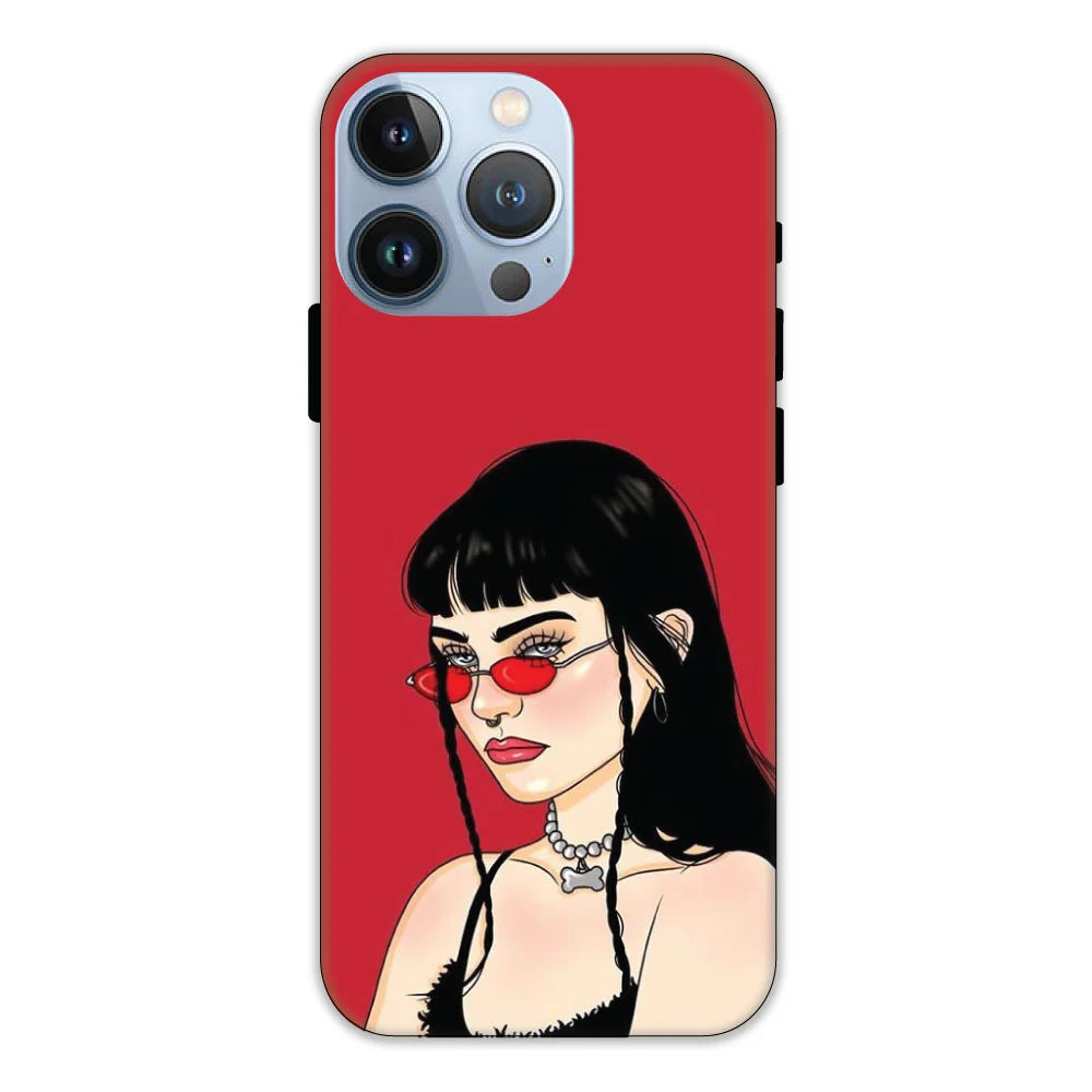 Red Baddie Hard Case Apple iPhone 13 Pro Models
