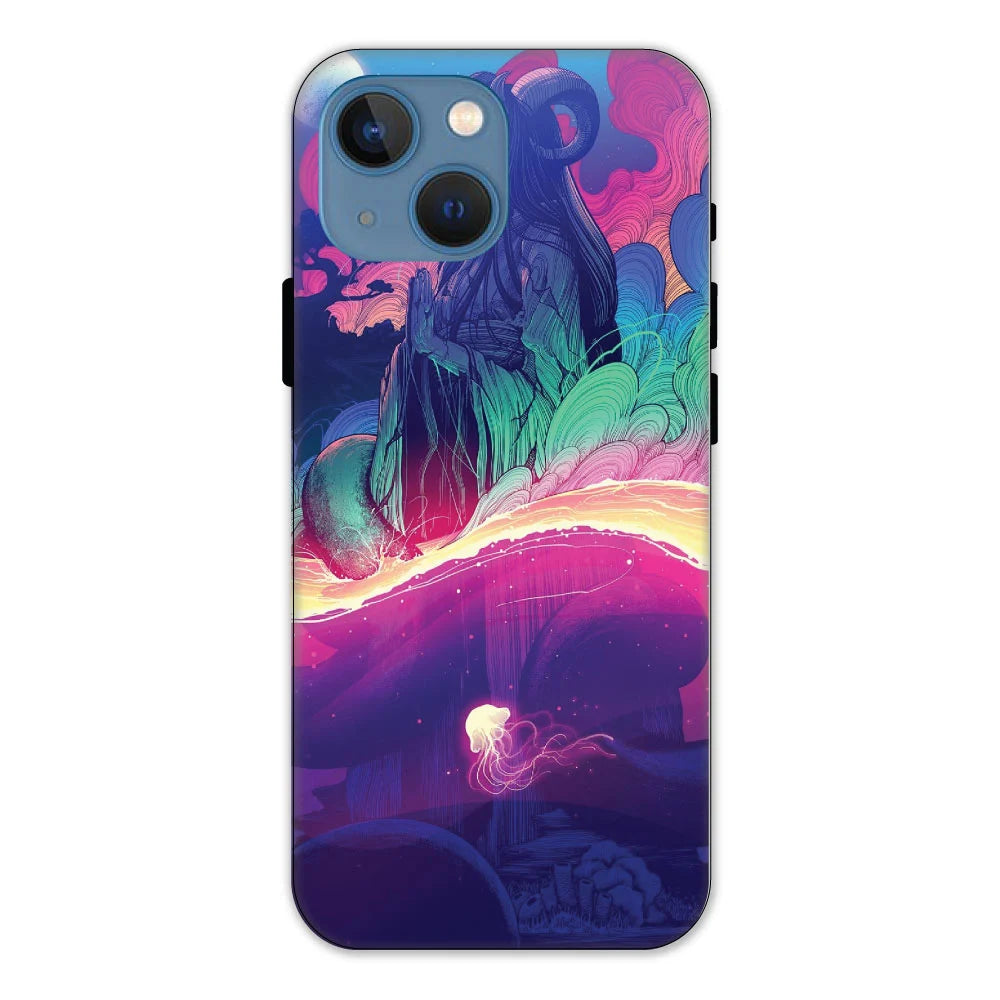 Jellyfish & The Sea - Hard Cases For Apple iPhone Models