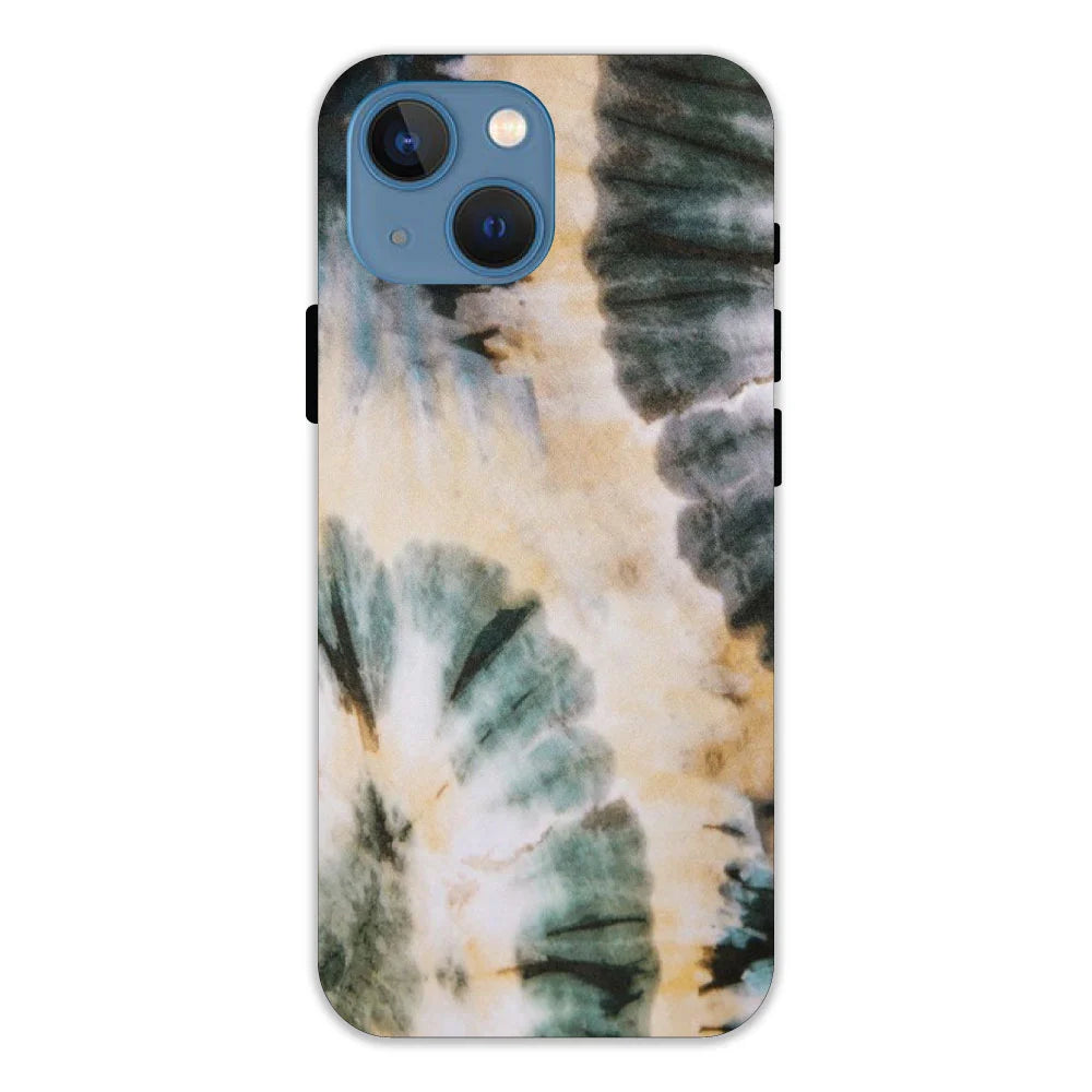 Black and Gold Tie Dye Hard Case Apple iPhone 13 Models