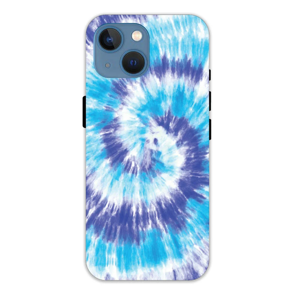 Aqua Tie dye  Hard Case Apple iPhone 13 Models