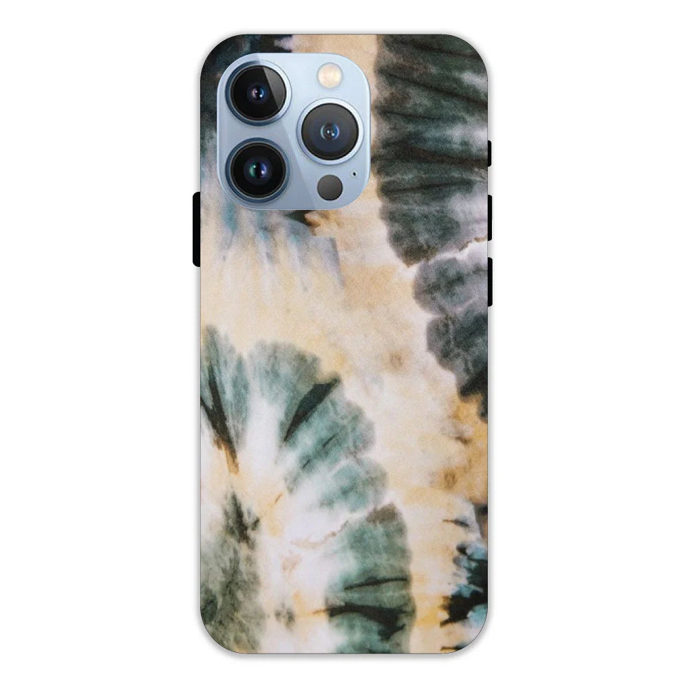 Black and Gold Tie Dye Hard Case Apple iPhone 13 Pro Models