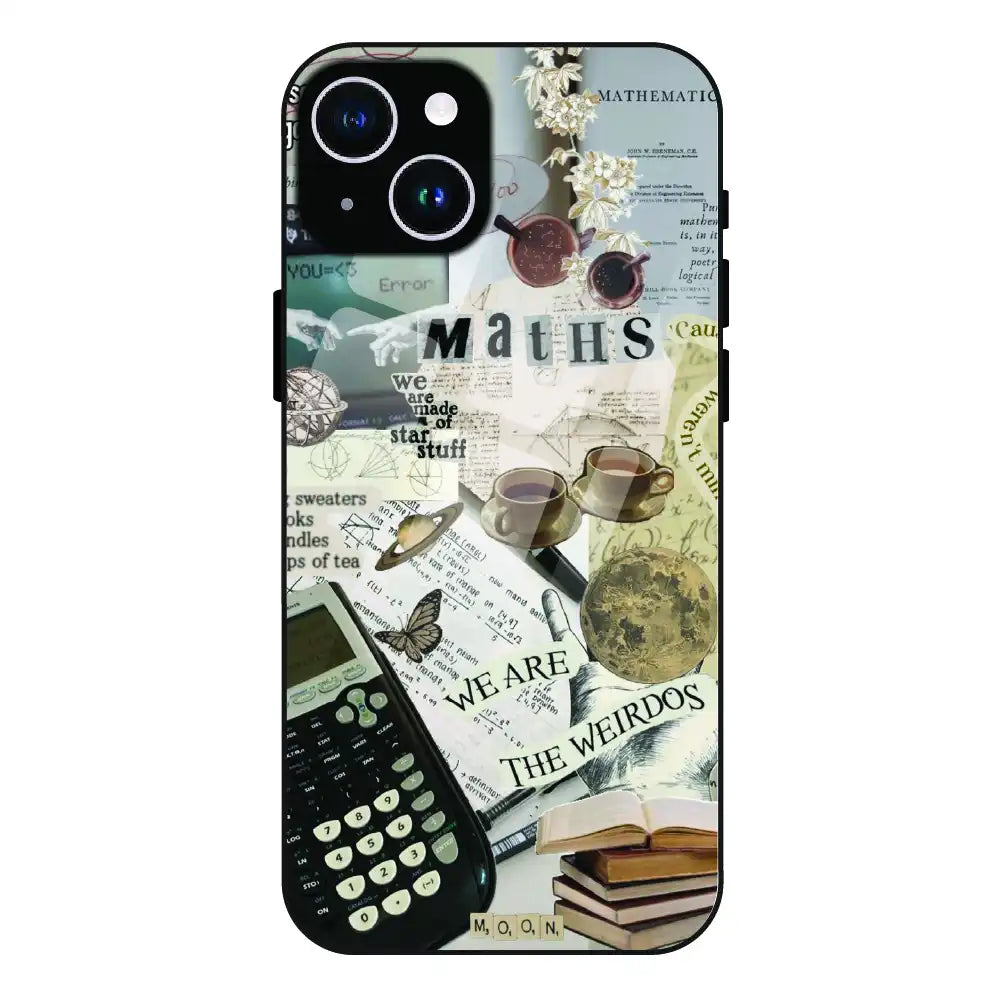 Study Vibes Maths - Glass Case For Apple iPhone 14