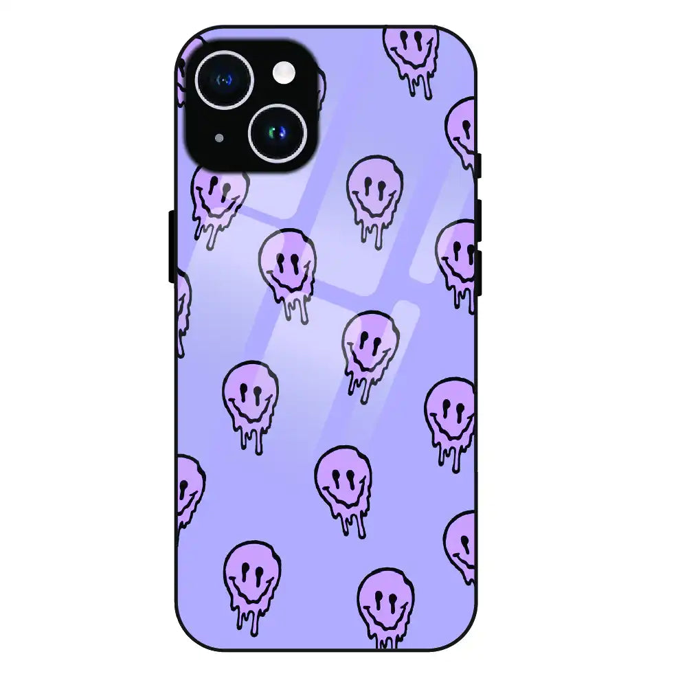 Funny Ghost - Glass Case For Apple iPhone 14 Plus