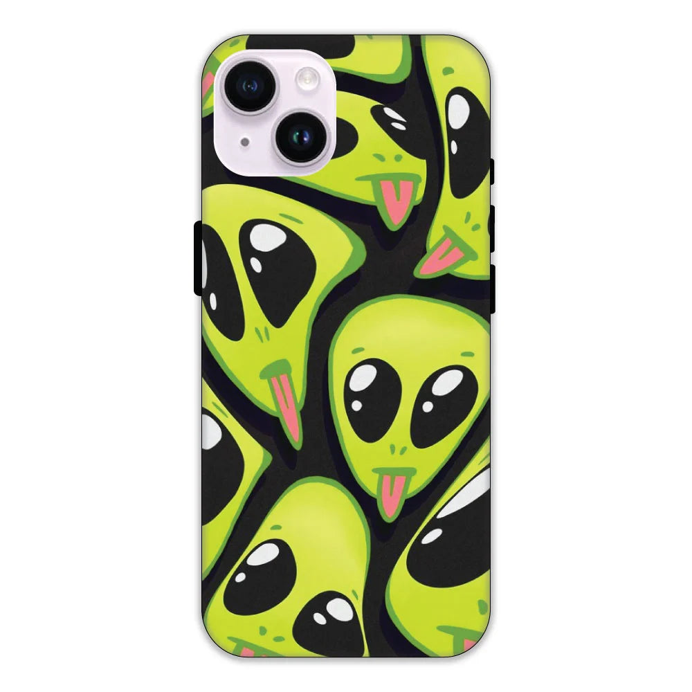 Cute Aliens Hard Case Apple iPhone 14 Plus Models