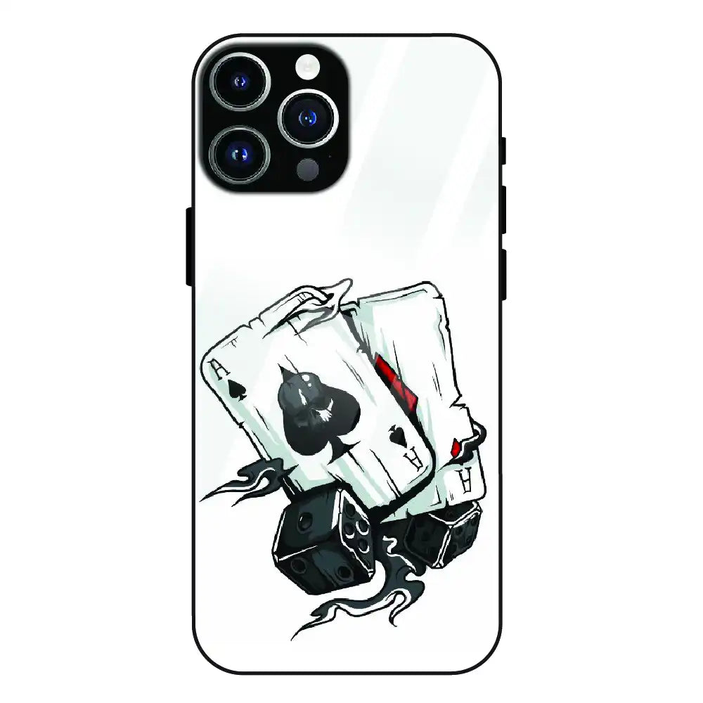 Aces & Dice - Glass Case For Apple iPhone 14 Pro Max