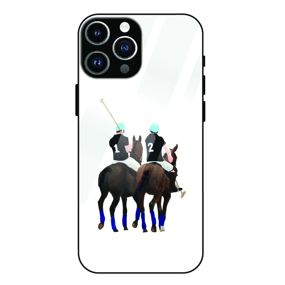 Polo Riders - Glass Case For Apple iPhone 14 Pro Max