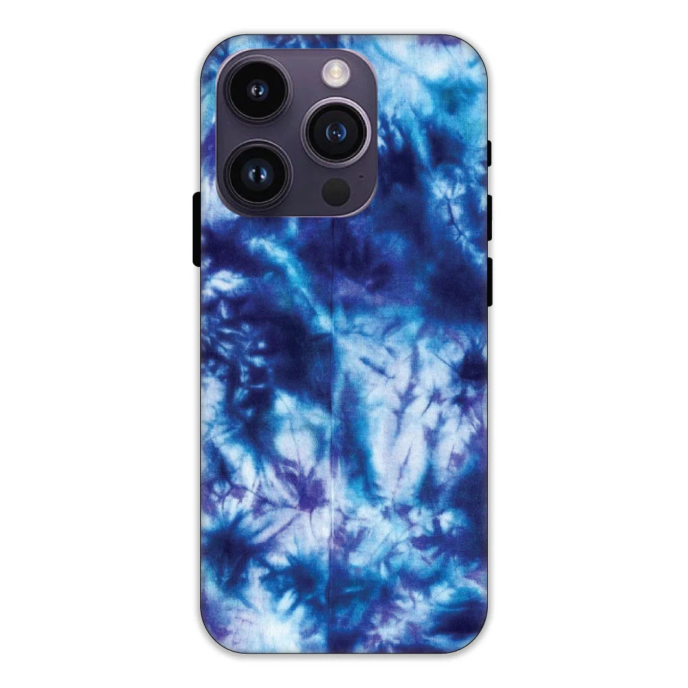 Dark Blue Tie Dye Hard Case Apple iPhone 14 Pro Max Models