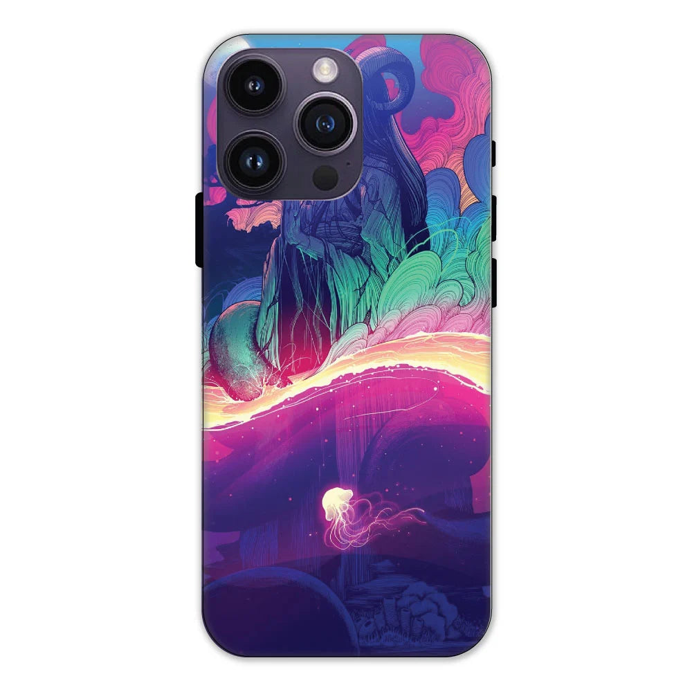 Jellyfish & The Sea - Hard Cases For Apple iPhone Models
