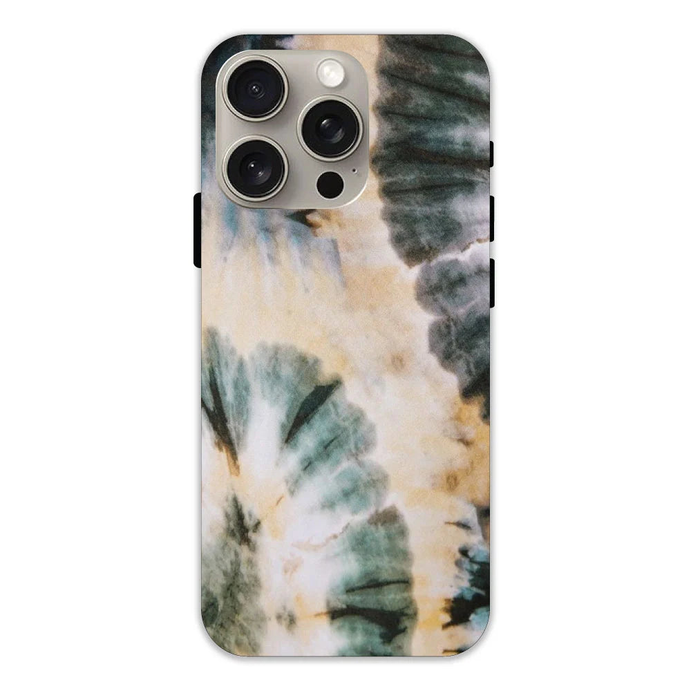 Black and Gold Tie Dye Hard Case Apple iPhone 14 Pro Models