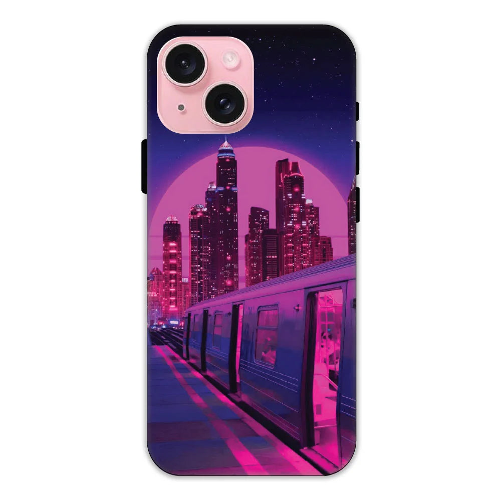 Neon City Synthwave Hard Case Apple iPhone 14 Models