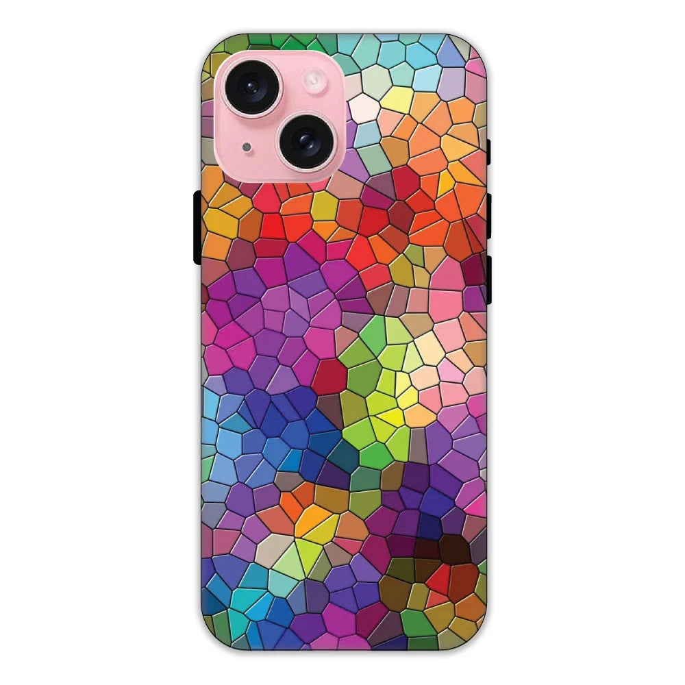 Rainbow Mosiac Hard Case Apple iPhone 14 Models