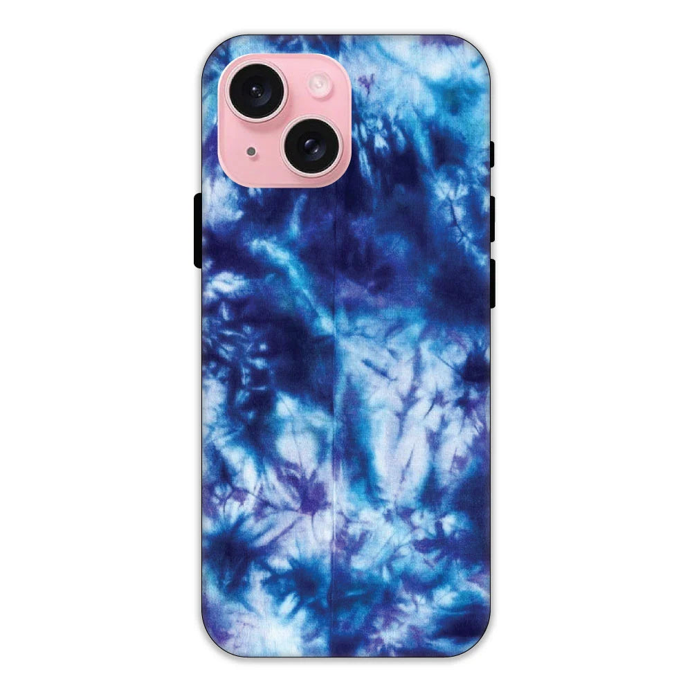 Dark Blue Tie Dye Hard Case Apple iPhone 14 Models