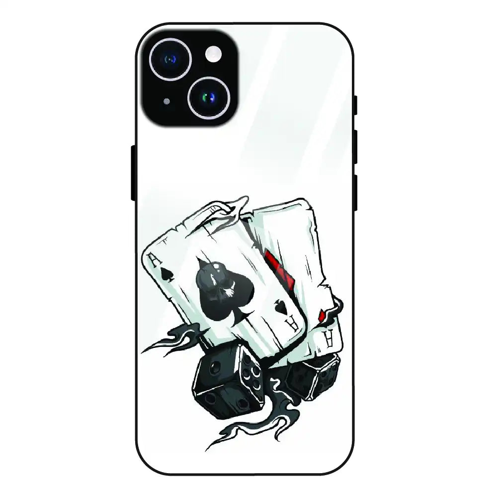 Aces & Dice - Glass Case For Apple iPhone 15 Plus