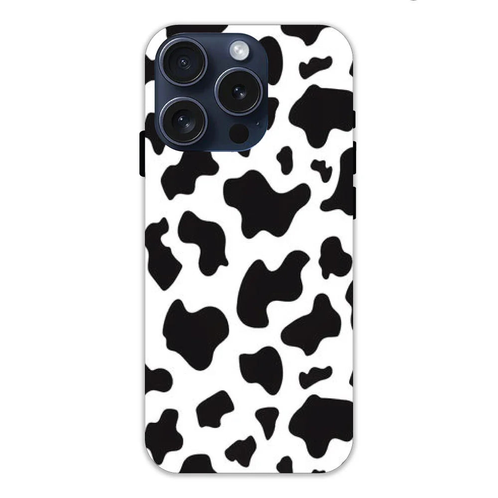 Cow Print Hard Case Apple iPhone 15 Pro Max Models