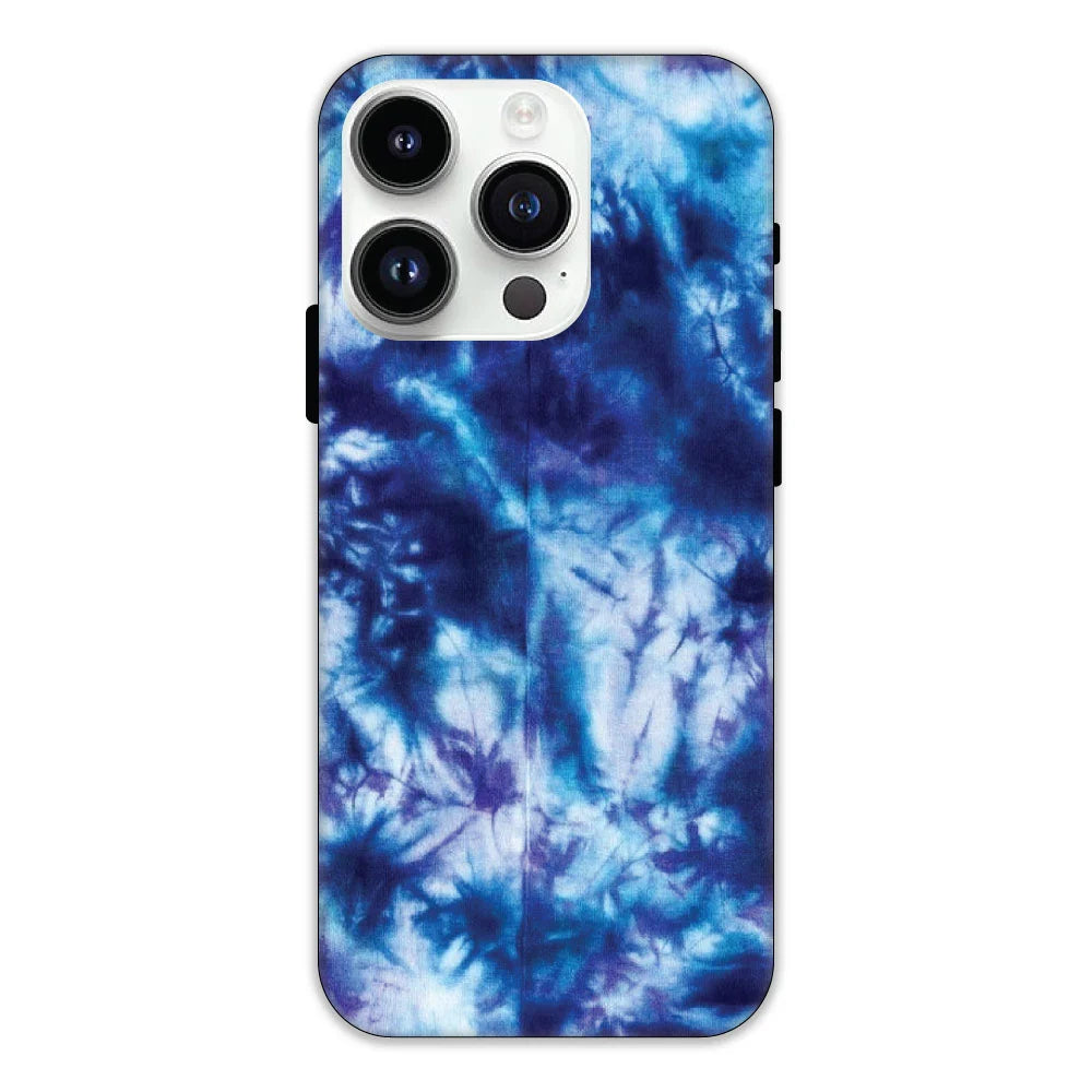 Dark Blue Tie Dye Hard Case Apple iPhone 15 Pro Max Models