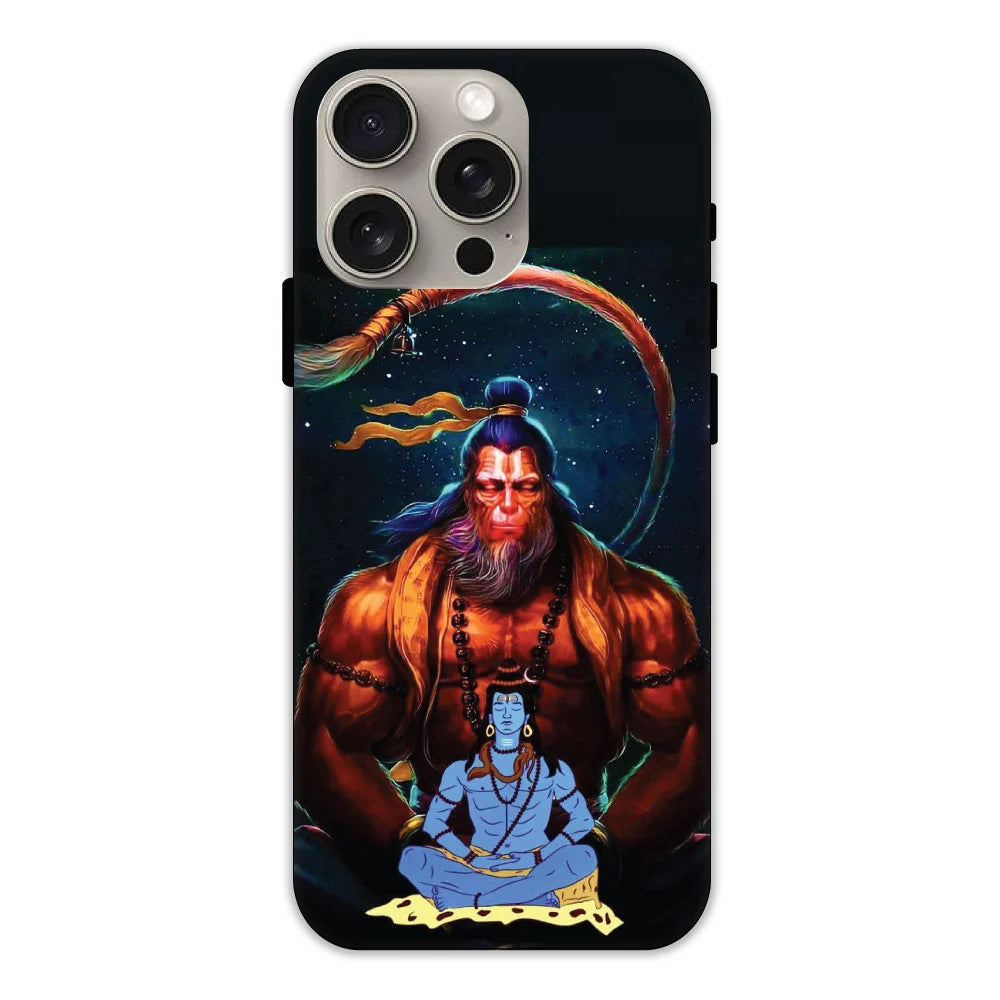 Lord Shiva & Lord Hanuman Hard Case Apple Iphone 15 Pro Max