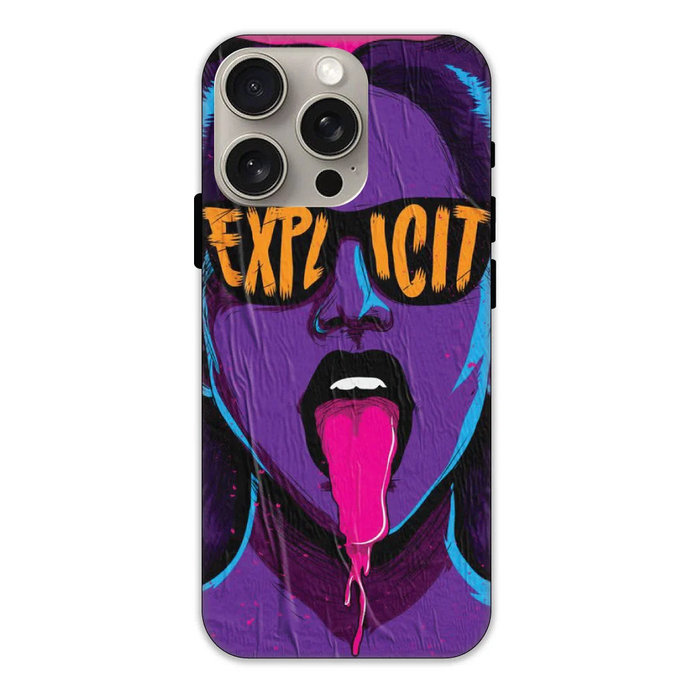 Explicit Hard Case Apple iPhone 15 Pro Max models