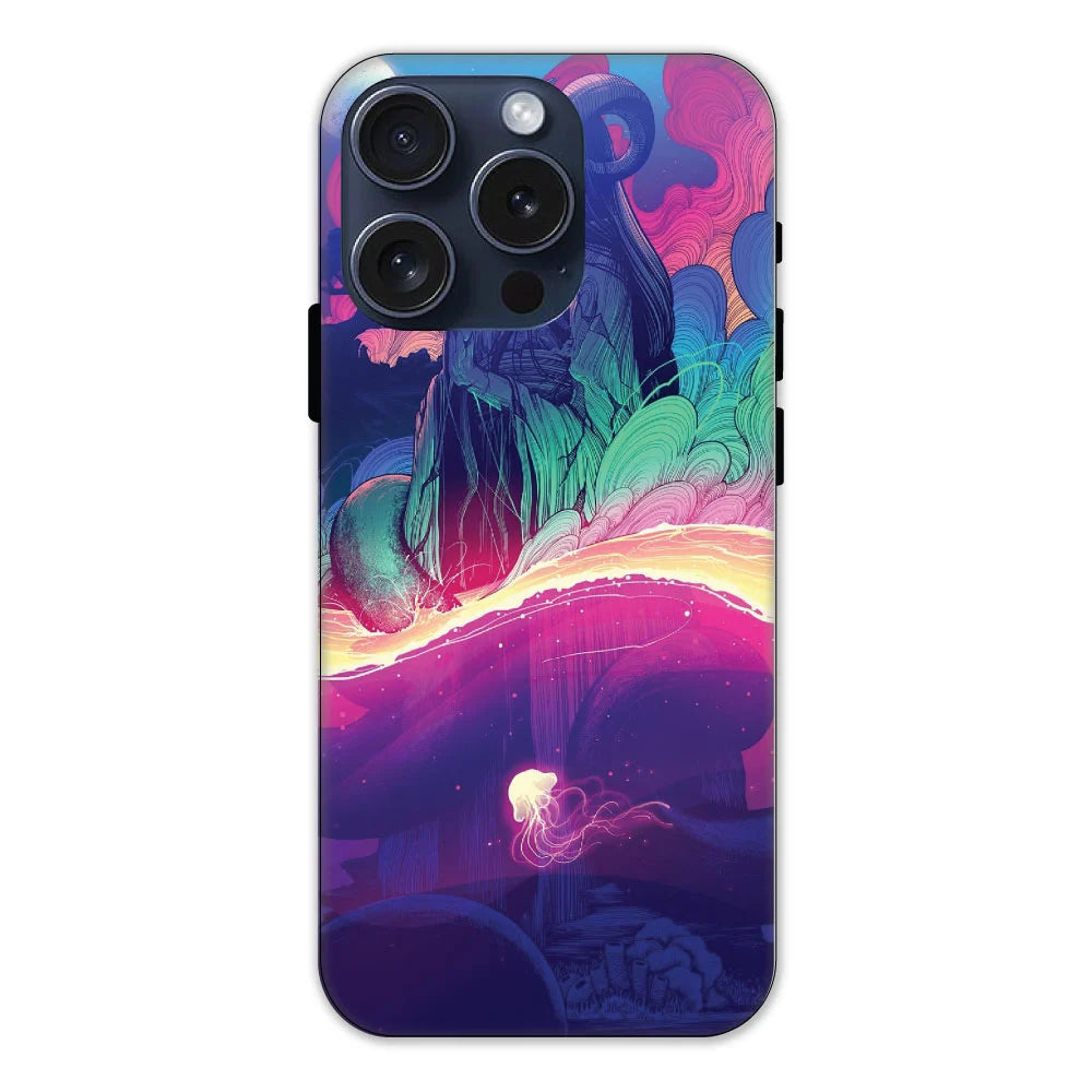 Jellyfish & The Sea - Hard Cases For Apple iPhone Models