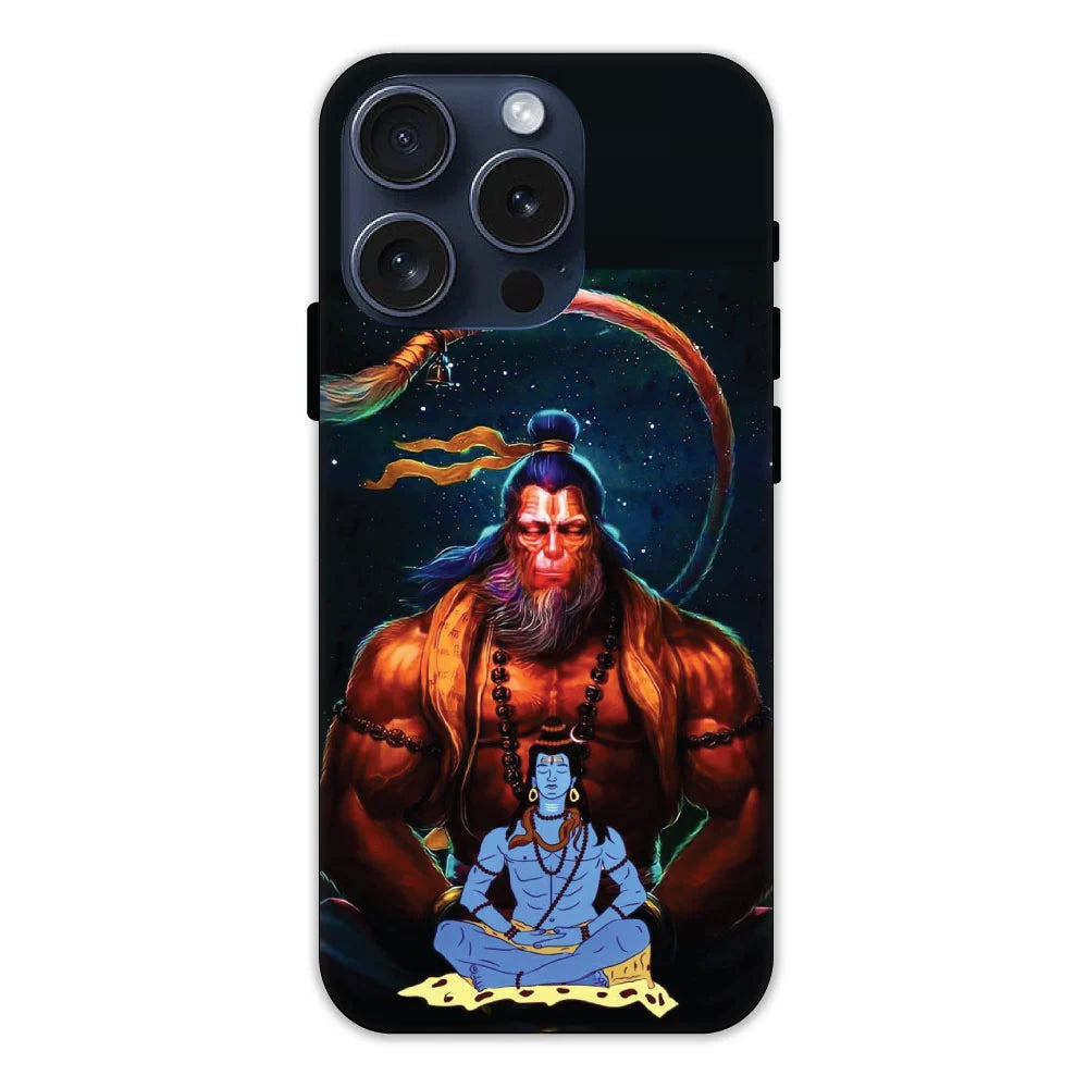 Lord Shiva & Lord Hanuman Hard Case Apple Iphone 15 Pro