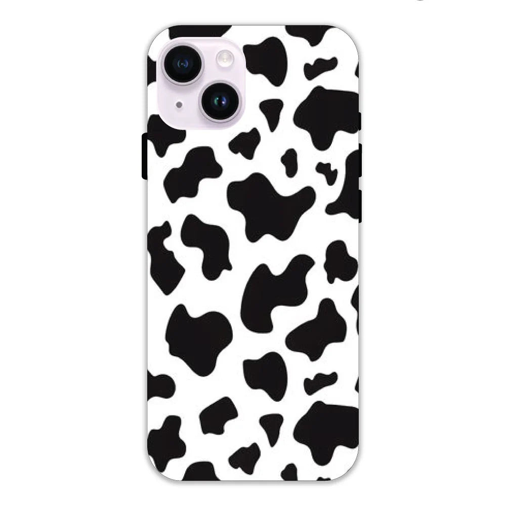 Cow Print Hard Case Apple iPhone 15 Models