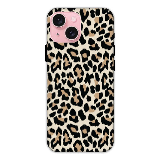 Leopard Print Hard Case Apple iPhone 15 Models