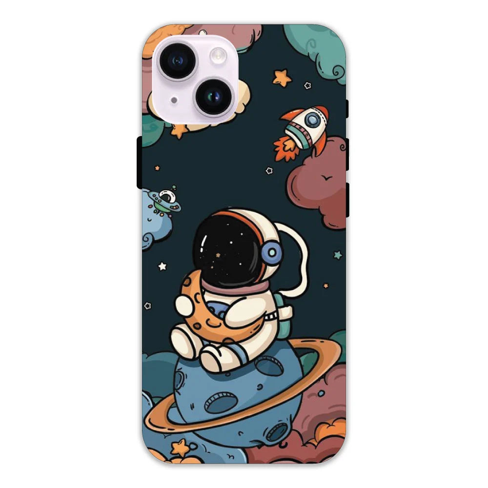 Cute Astronaut Hard Case Apple IPhone 15 Models