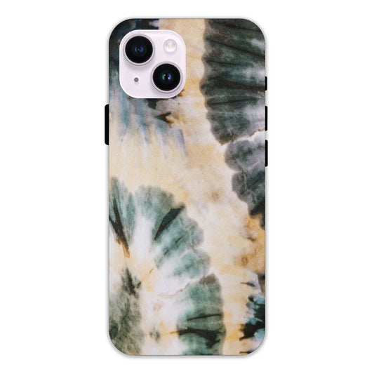 Black and Gold Tie Dye Hard Case Apple iPhone 15 Models