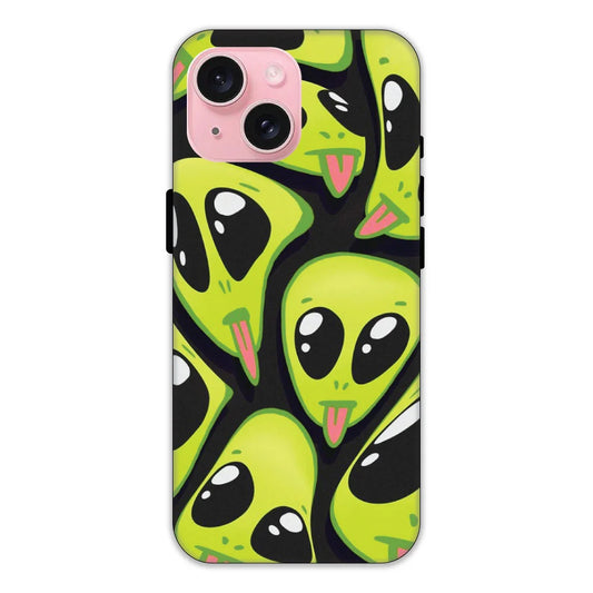 Cute Aliens Hard Case Apple iPhone 15 Models