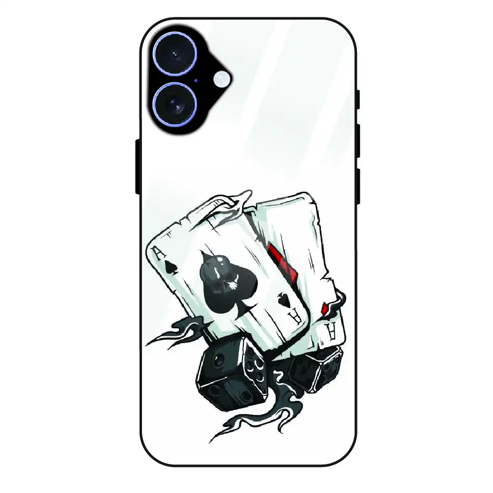Aces & Dice - Glass Case For Apple iPhone 16 Plus