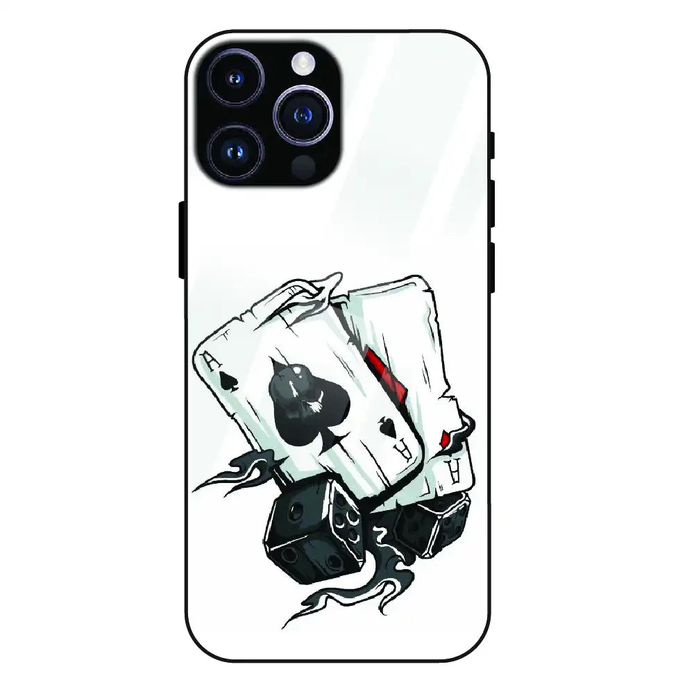Aces & Dice - Glass Case For Apple iPhone 16 Pro