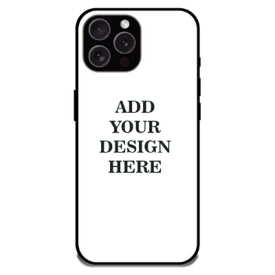 Customize Your Own Glossy Metal Silicone Case For Apple iPhone Models