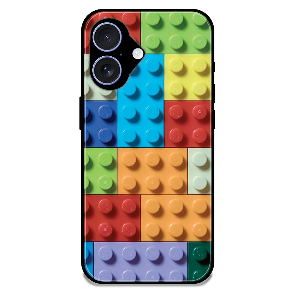 3D Brick Texture - Glossy Metal Silicone Case For Apple iPhone Models
