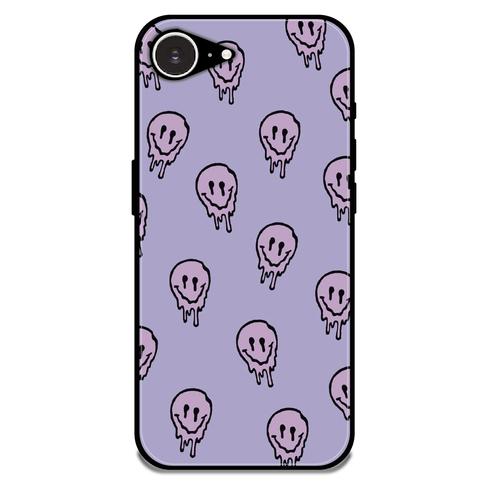 Funny Ghost - Glossy Metal Silicone Case For Apple iPhone Models