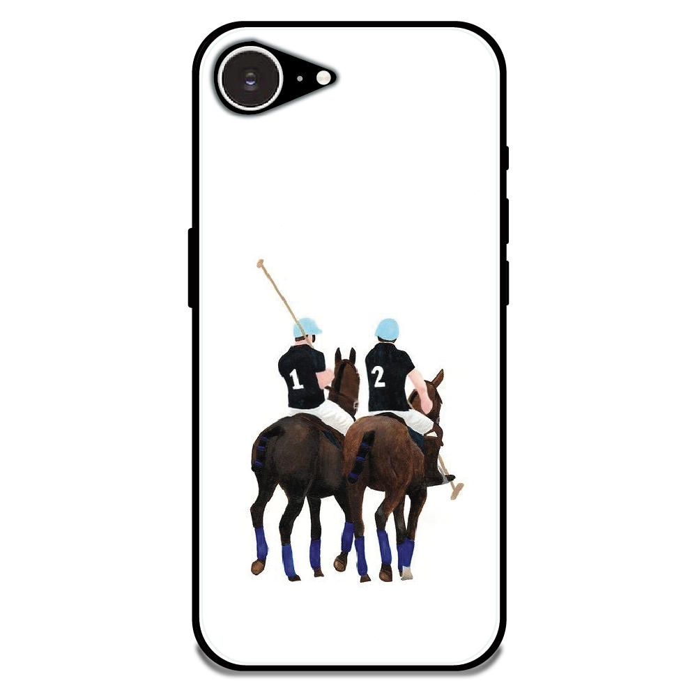 Polo Riders - Glossy Metal Silicone Case For Apple iPhone Models