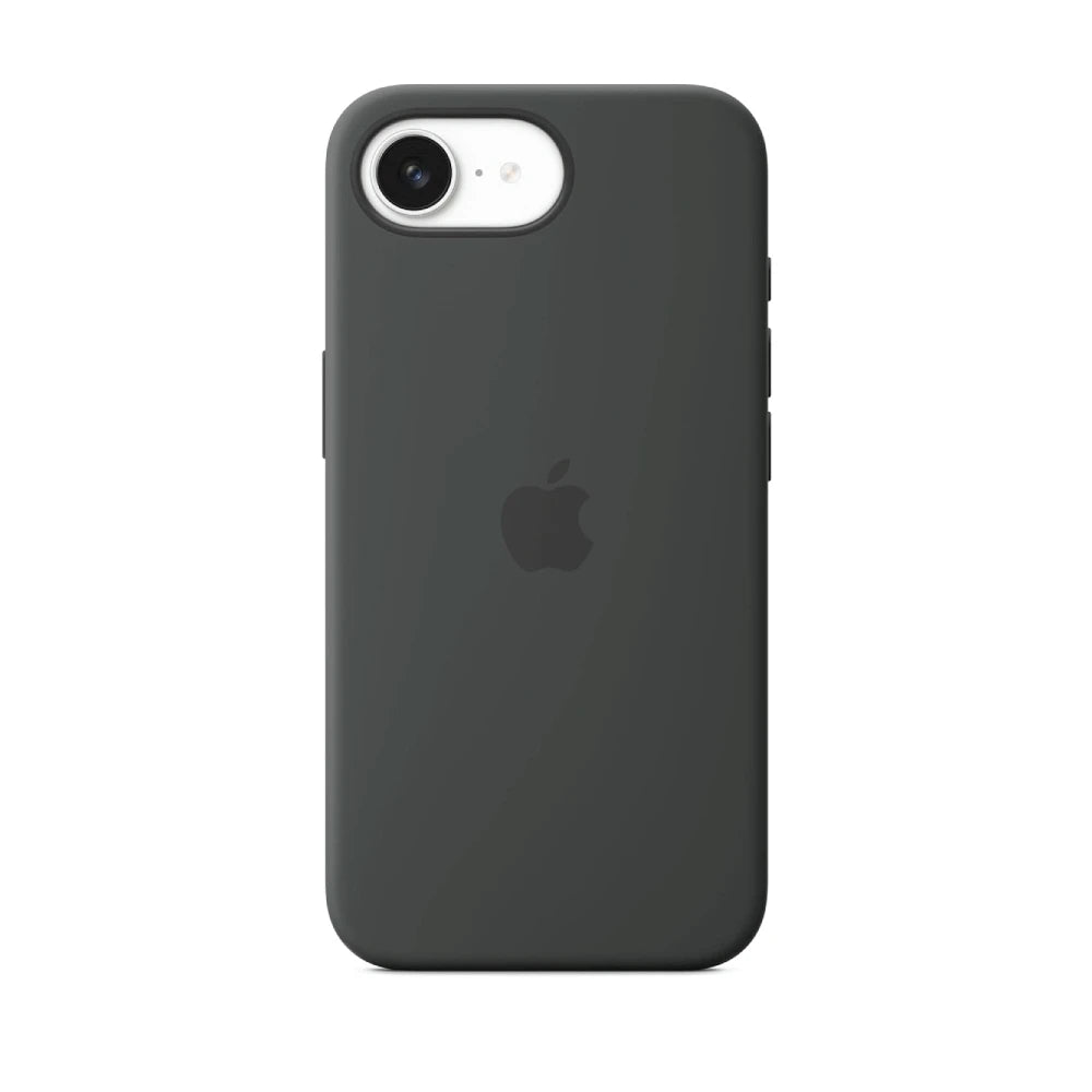 Black Liquid Silicone Case For Apple iPhone 16e