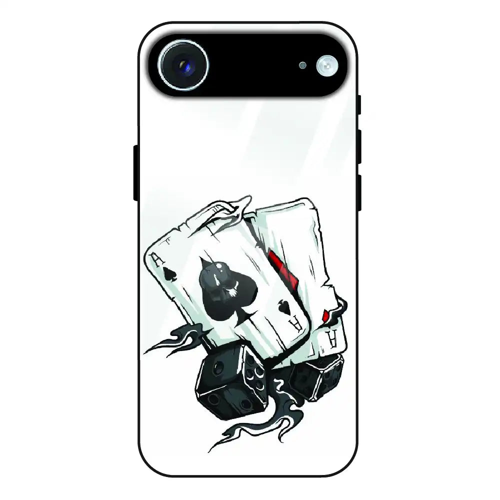 Aces & Dice - Glass Case For Apple iPhone Air