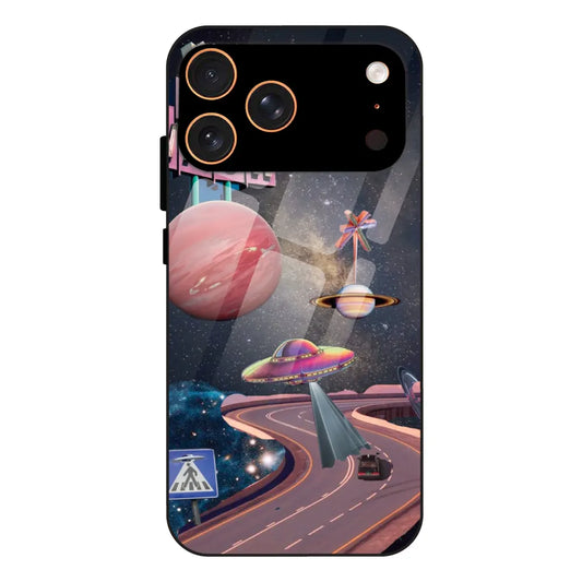 Cosmic Aesthetic - Glass Case For Apple iPhone 17 Pro