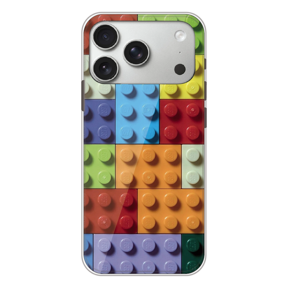 3D Brick Texture - Printed Silicone Case For Apple iPhone 17 Pro
