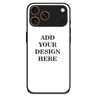 Customize Your Own Glossy Metal Silicone Case For Apple iPhone Models