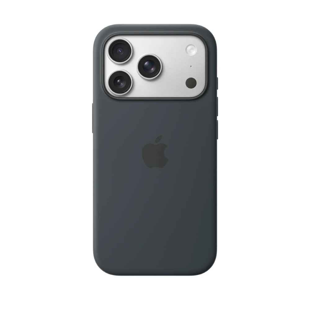 Black Liquid Silicone Case For Apple iPhone 17 Pro