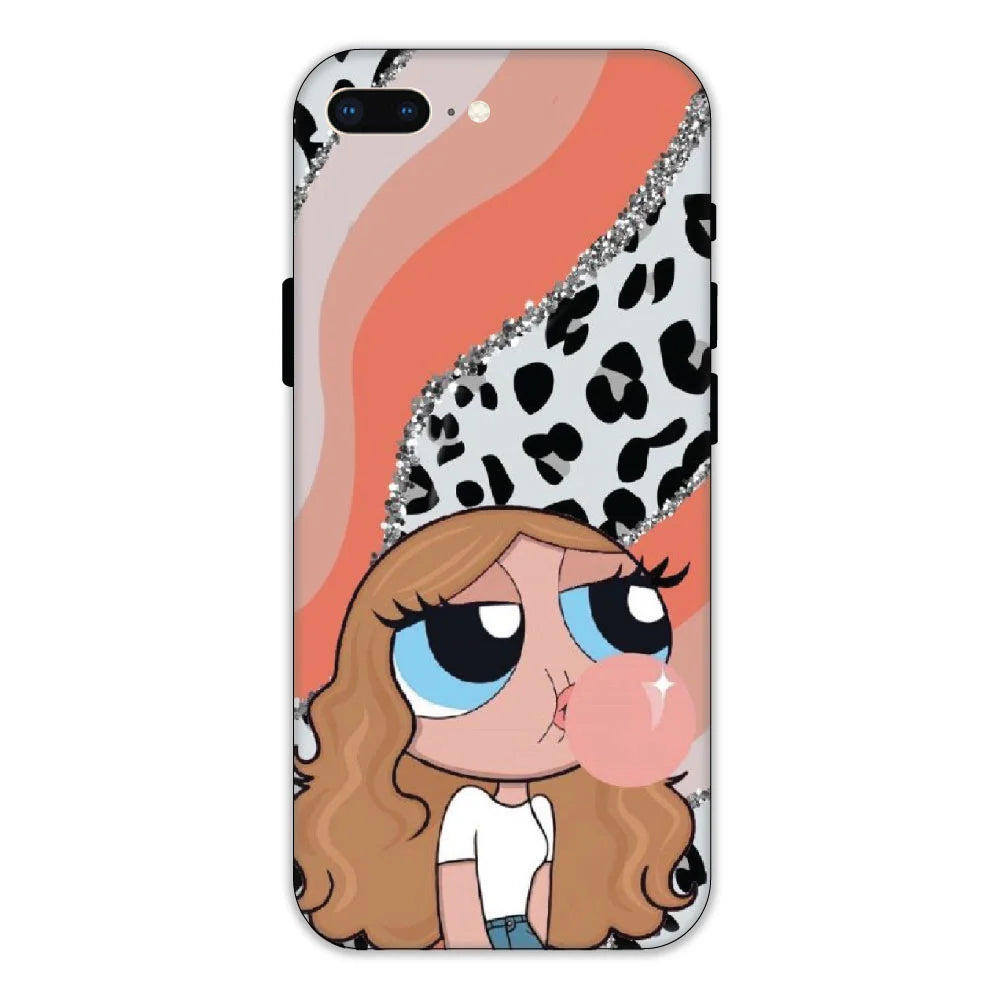 Peach Print Baddie Girl  - Hard Cases For Apple iPhone Models