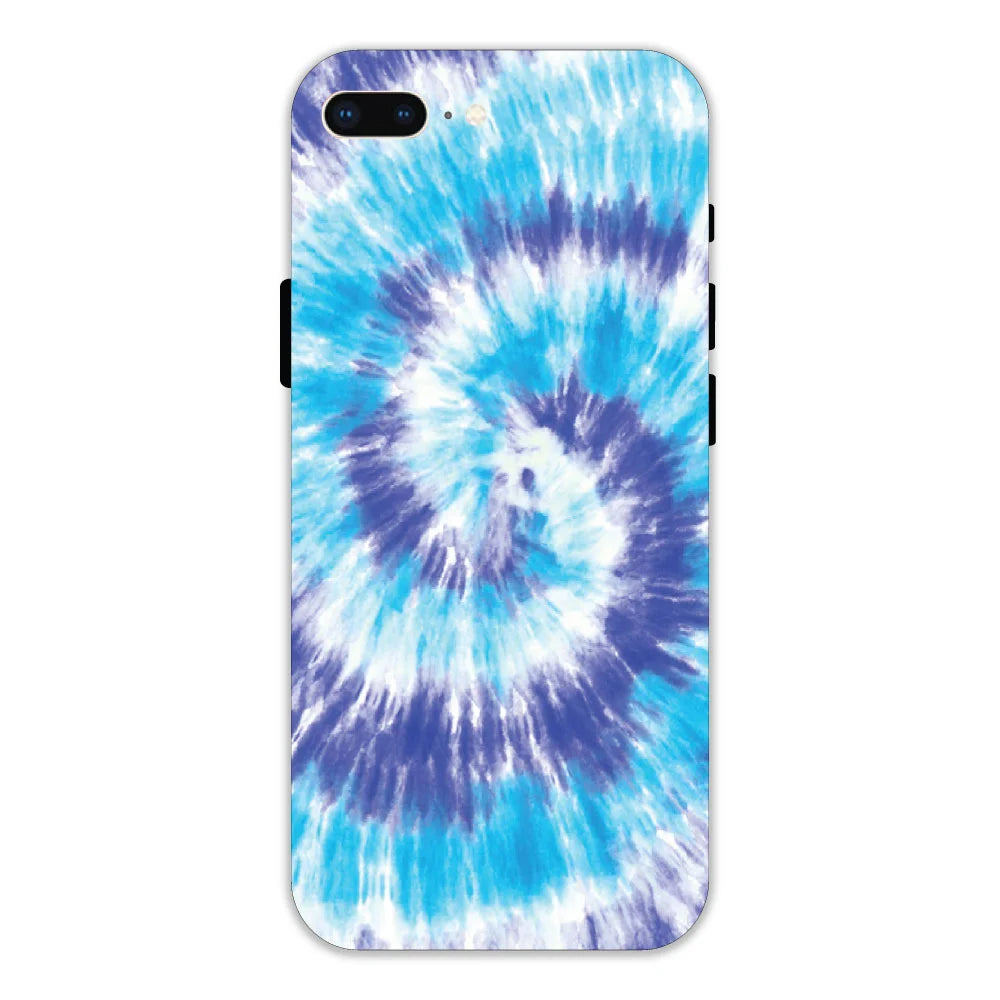 Aqua Tie dye  Hard Case Apple iPhone 8 Plus Models