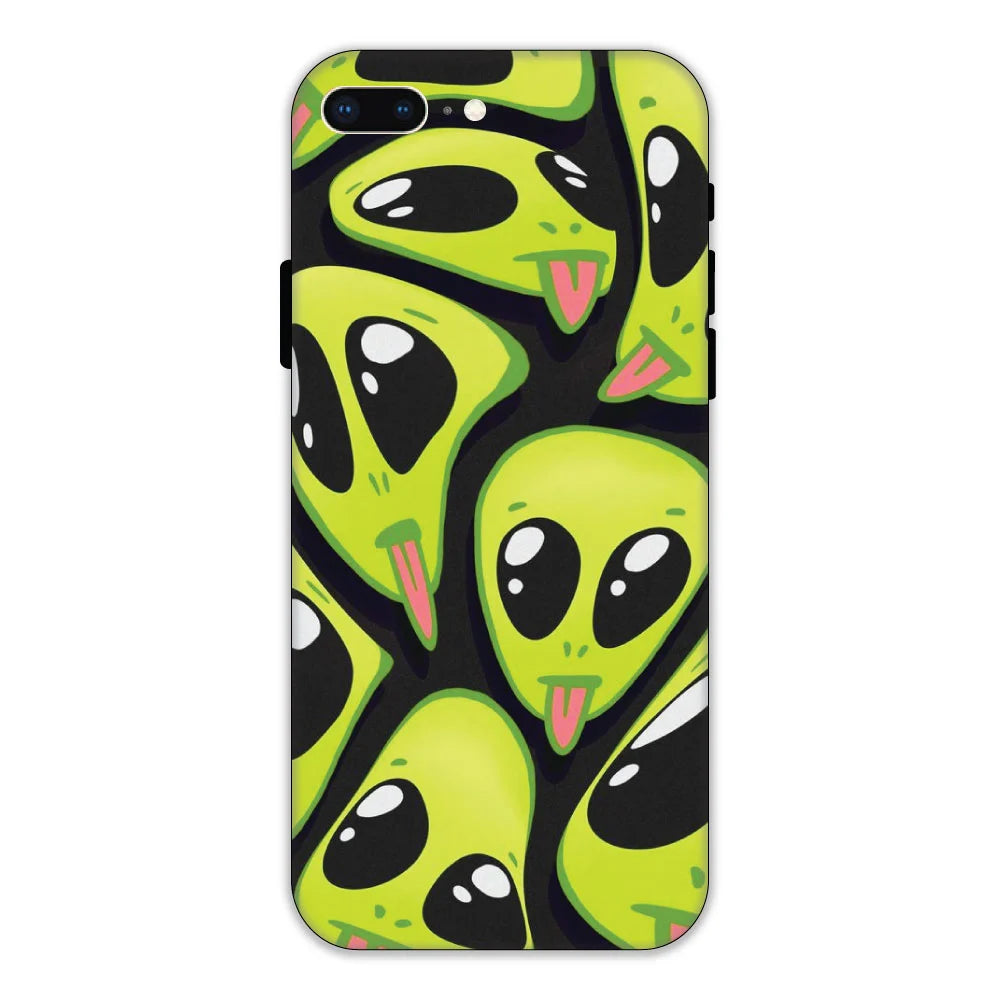 Cute Aliens Hard Case Apple iPhone 8 Plus Models
