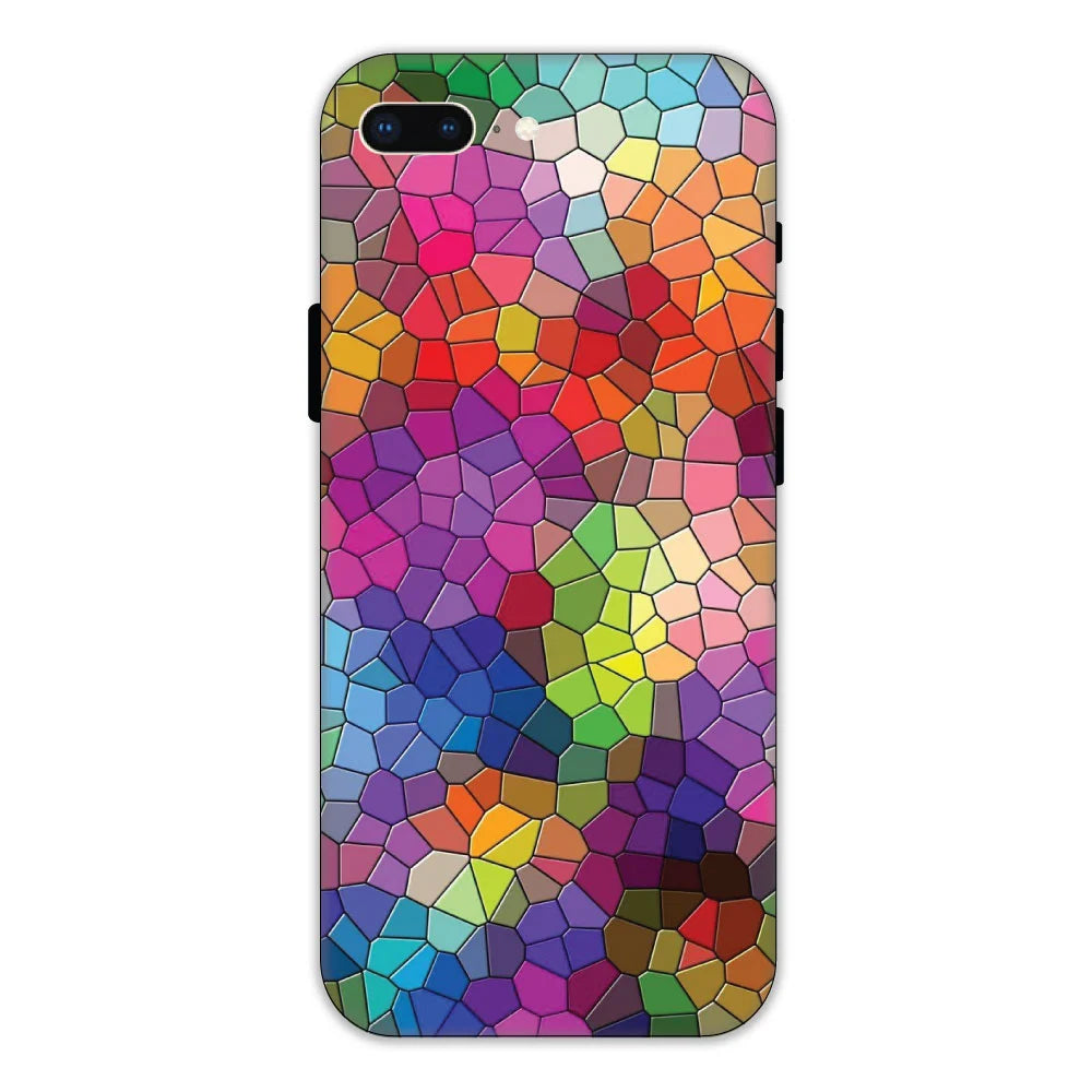 Rainbow Mosiac Hard Case Apple iPhone 8 Plus Models