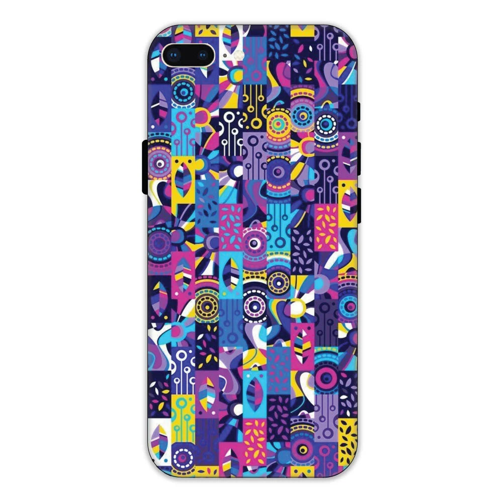 Purple Geometric Art Apple iPhone 8 Plus Models