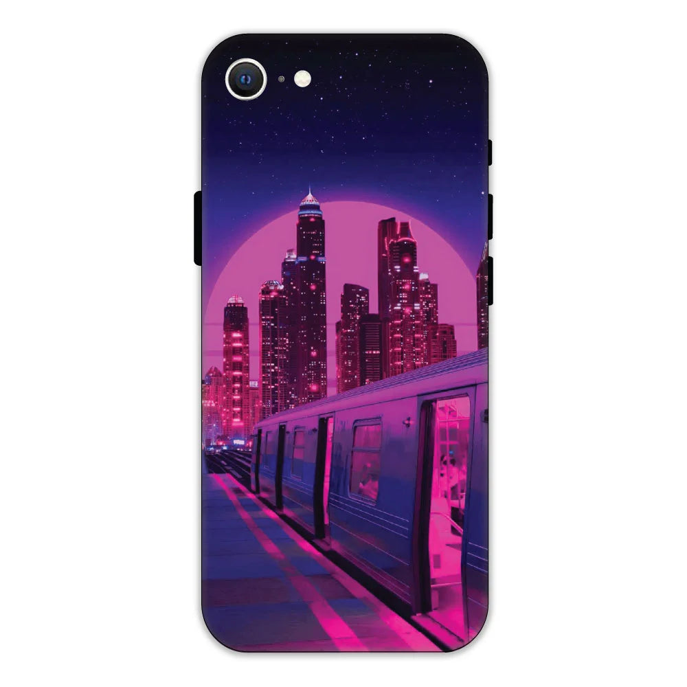 Neon City Synthwave Hard Case Apple iPhone 8 Models